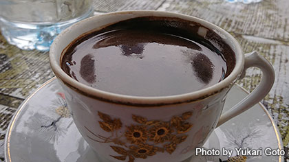 エジプトのアラビアンコーヒー。深く濃い味わい