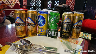 持ち込んだビールはハイネケン以外はエジプト産の「ステラ」「サカラ・ゴールド」。イスラム教の国なのになぜビールがあるのか!?