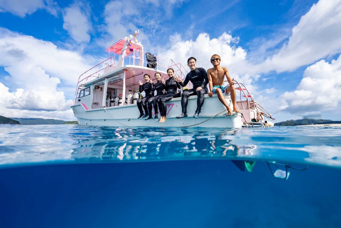 ボートが3艇あるから、お客様の希望、レベルに合わせて出航しますので、安全安心に楽しめます