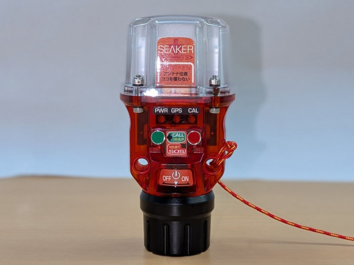 タフネスGPS位置情報発信機ビーコン「SEAKER L3」の「タフネス端末」