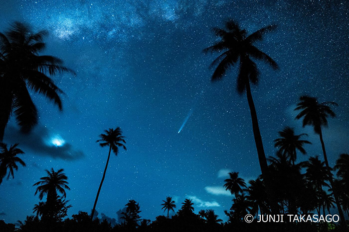 16万年に一度しか見られないという貴重な彗星も撮影できました