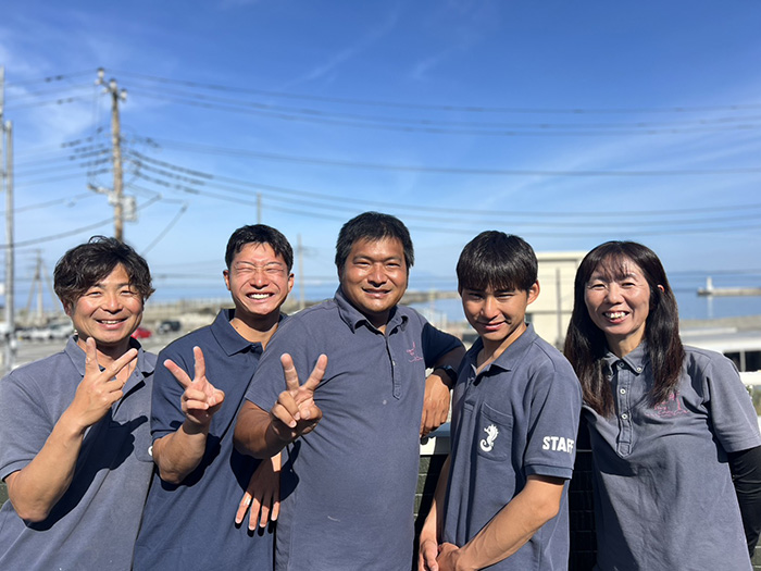 《城ヶ島ダイビングセンター》スタッフのみなさん（JDC）