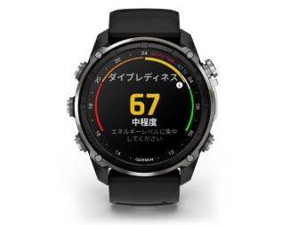 水中視認性の高いAMOLEDディスプレイ