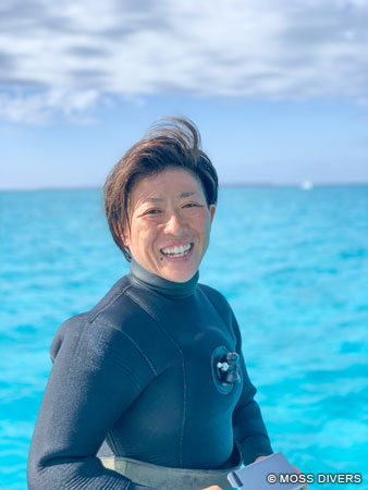1位 黒川真帆さん(MOSS ダイバーズ/石垣島)
