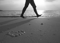 Step on The Beach