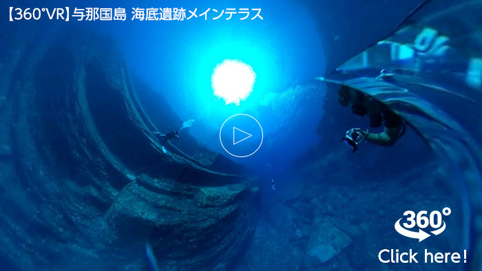 世界中のダイバーが注目する海底遺跡をVRダイブ！ 巨大なメインテラスは神殿のようにも見える。 