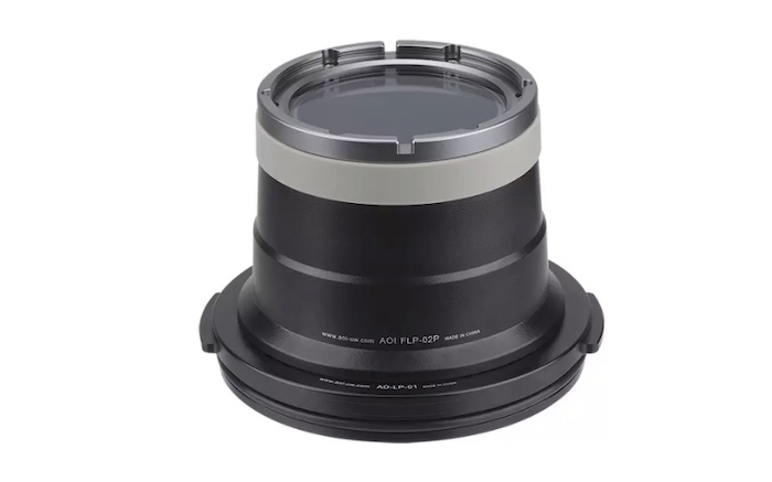 M.ZUIKO DIGITAL ED 60mm F2.8 Macro用のポート。FLP-03P PEN/OM-Dマウントフラットポート（AOI）