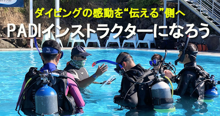 ダイビングの感動を伝える、PADIインストラクターになろう｜スキル｜Marine Diving web（マリンダイビングウェブ）