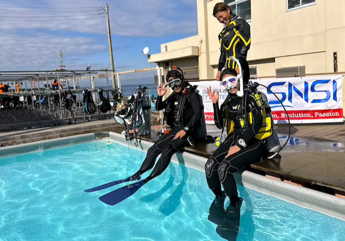 SNSIなら自信を持って楽しくダイビングを続けられる　Photo by SNSI