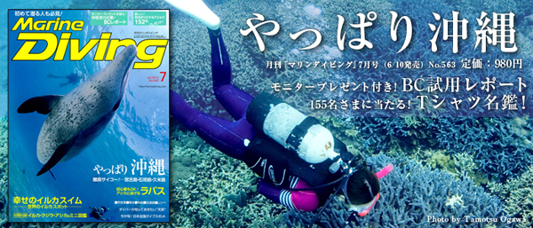 『マリンダイビング』7月号（6/10発売）