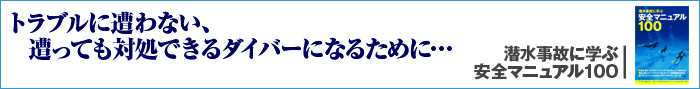 潜水事故に学ぶ安全マニュアル100(大)