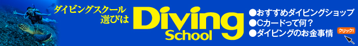 ダイビングスクール選びは Diving School(大)