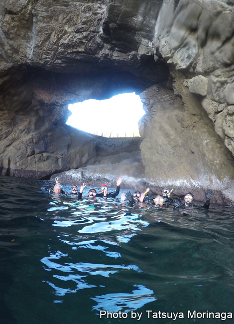 「恵比須洞」の洞窟
