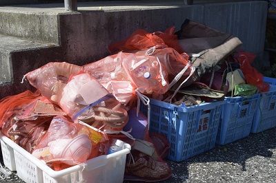 45Lゴミ袋約10袋分のゴミが集まった