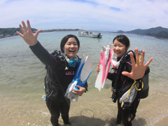 岡崎都佳さん(左)
兒島伶さん(右)