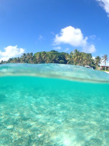 写真／Alicia
「オブジャンビーチの浅瀬はとてもきれいですよね、そこを半水面で撮った作品です。この日は風があったのに、上手に写せていますね」
