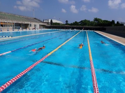 泳力測定 400m フリッパー