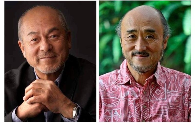 マリンダイビングフェア2026の公式ナビゲーター:水中写真家・中村征夫さん(左)、自然写真家・高砂淳二さん(右)