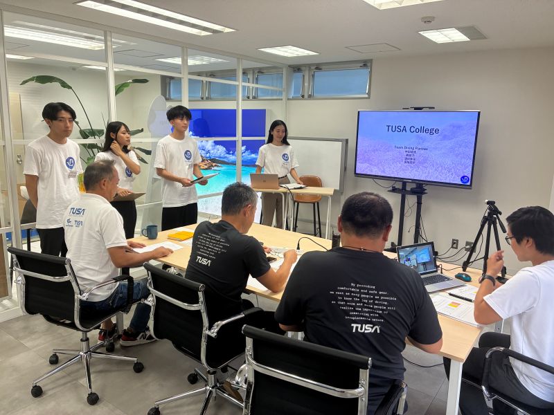 プレゼン発表会での一コマ