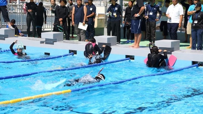 毎年、白熱する200mフリッパーリレー