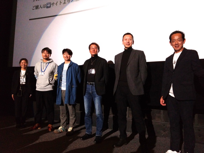 右から木村尚之さん、中村卓哉さん、越智隆治さん、むらいさちさん、古見きゅうさん、後藤かな子さん