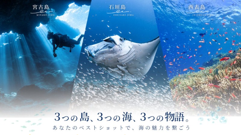 宮古・石垣・西表 水中フォトコンテスト作品募集中!
